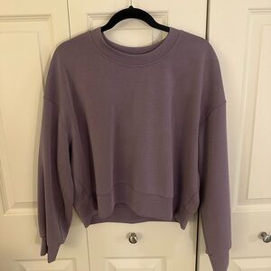 lululemon purple crewneck